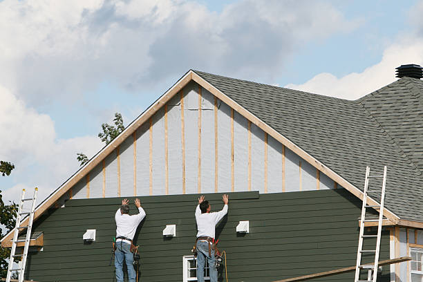 Professional Siding Contractor technician working in Newtown, PA